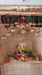ganpati decoration ideas with mandap