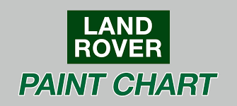 land rover paint chart