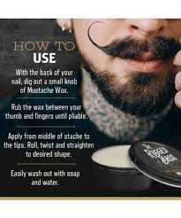 the rugged bros natural mustache wax
