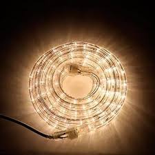Lamplust 24 Ft Plugin Rope Lights 287 Warm White Leds Connectable Dimmable Waterproof Indoor Outdoor Use Ideal For Backyards