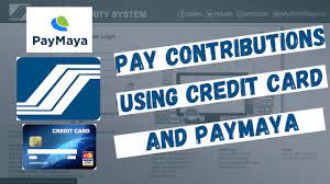 sss contributions using credit card