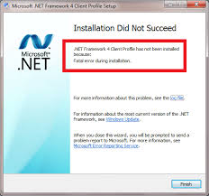 windows 7 cannot install net framework