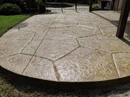 the perfect stamped concrete patio for