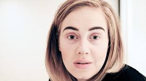 adele goes makeup free and she looks