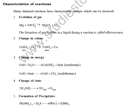 Class 7 Science Chemical Reactions