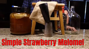 simple strawberry melomel fruit mead
