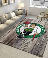 boston celtics nba team logo wooden