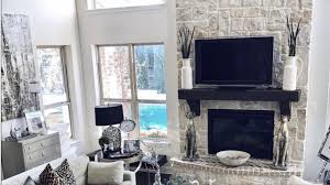 how to clean stone fireplace with