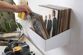 Records With This Wall Mounted Record Shelf