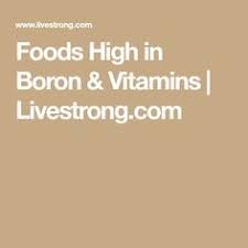 Foods that contain boron include: 8 Best Boron Benefits Ideas Boron Benefits Boron Health