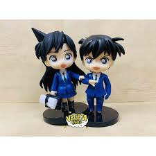 Mô hình Conan - Cặp đôi Shinichi Kudo & Ran Mori - Cao 10cm - ShinichiKudo  & Ranmori - Nét đẹp rẻ dễ thương