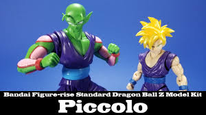 Piccolo comes with so many accessories and is a larger package size than most characters due to his cape and cape accessories. Bandai Dragon Ball Z Piccolo Model Kit Figure Rise Standard Review Youtube