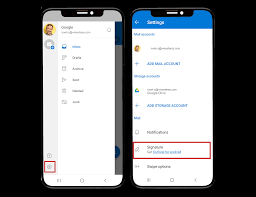 outlook mobile signature