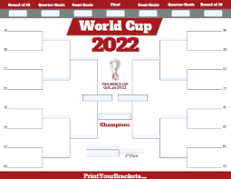 Fifa World Cup 2022 Fillable Bracket gambar png