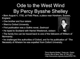 Imagery in Ode to the West Wind by P.B.Shelley