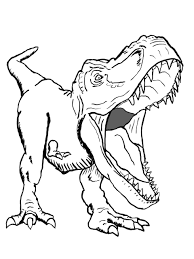 Printable dinosaur cute t rex coloring page. Printable T Rex Dinosaur Coloring Pages Peepsburgh