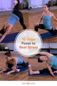 easy yoga poses to help relieve stress