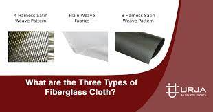three types of fibergl cloth