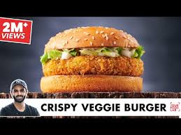 crispy veggie burger recipe home made