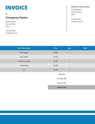 Free Invoice Templates Examples Lucidpress