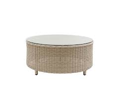 Auckland Luna Round Glass Coffee Table