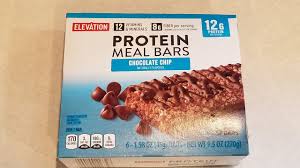 elevation chocolate chip protein bars