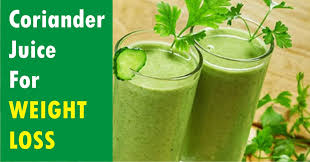 weight loss tips drink coriander juice