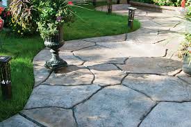 Patio With Imprinted Concrete