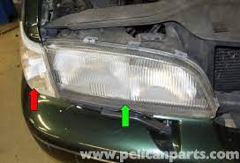 volvo v70 headlight replacement