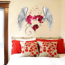 Love Feathers Angel Wall Stickers For