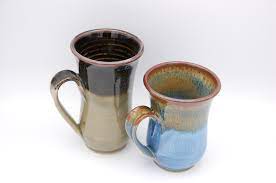 clic lines pottery handmade mug