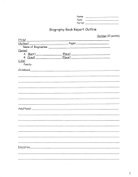 biography report outline worksheet Medium