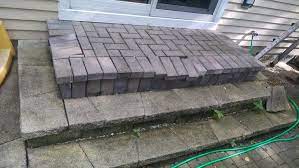 Problematic Paver Over Concrete Slab Steps