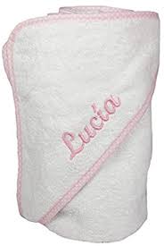 Best baby bath towel for parents: Personalised Embroidered Baby Bath Towel With Name Amazon Co Uk Baby
