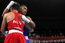Eumir marcial made a winning start to his 2020 tokyo olympics campaign as the filipino boxer made a triumphant debut after dispatching younes nemouchi of algeria via stoppage in the round of 16 of the men's middleweight division at the kokugikan arena on thursday, july 29. Eumir Marcial Flaunts Power In Olympic Debut Global Circulate