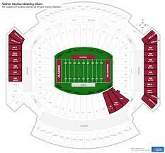 visitor section at bryant denny stadium