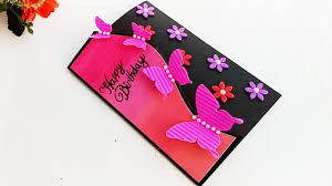 Check spelling or type a new query. Handmade Butterfly Birthday Card Birthday Card Idea Youtube