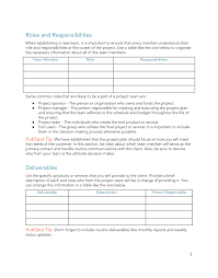 free project plan template for pdf