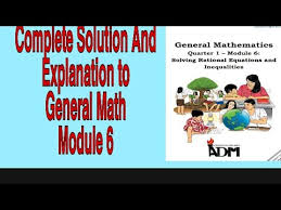 Module 6 Solving Rational Equations