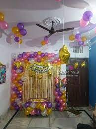 birthday party decorations at home at