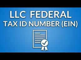 llc federal tax id number ein you