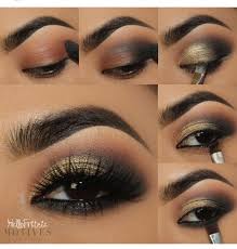 black gold eye makeup pictorial musely