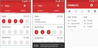 strognlifts workout routine app and videos of workout and exercises in our best workout apps list