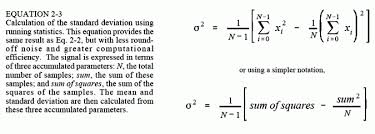 mean and standard deviation