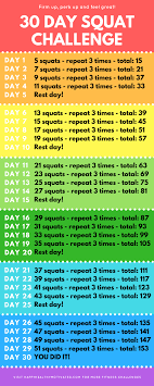 30 day squat challenge beginner squat