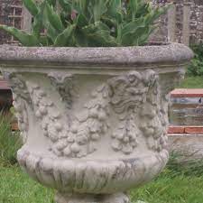stone garden urns and planters