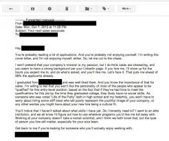 The Worst Cover Letter Ever Written Literally Writing A