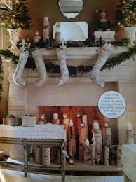 Votive Candles Inside Fireplace Instead