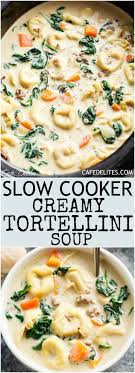Recipes chosen by diabetes uk that encompass all the principles of eating well for diabetes. Tortellini Soup Slow Cooker Cafe Delites