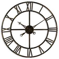 Hi Antique Brass Skeleton Clock